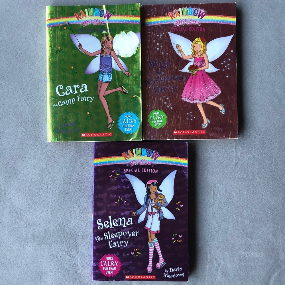 Set of 3 ~ Rainbow Magic Fairy Special Edition Books